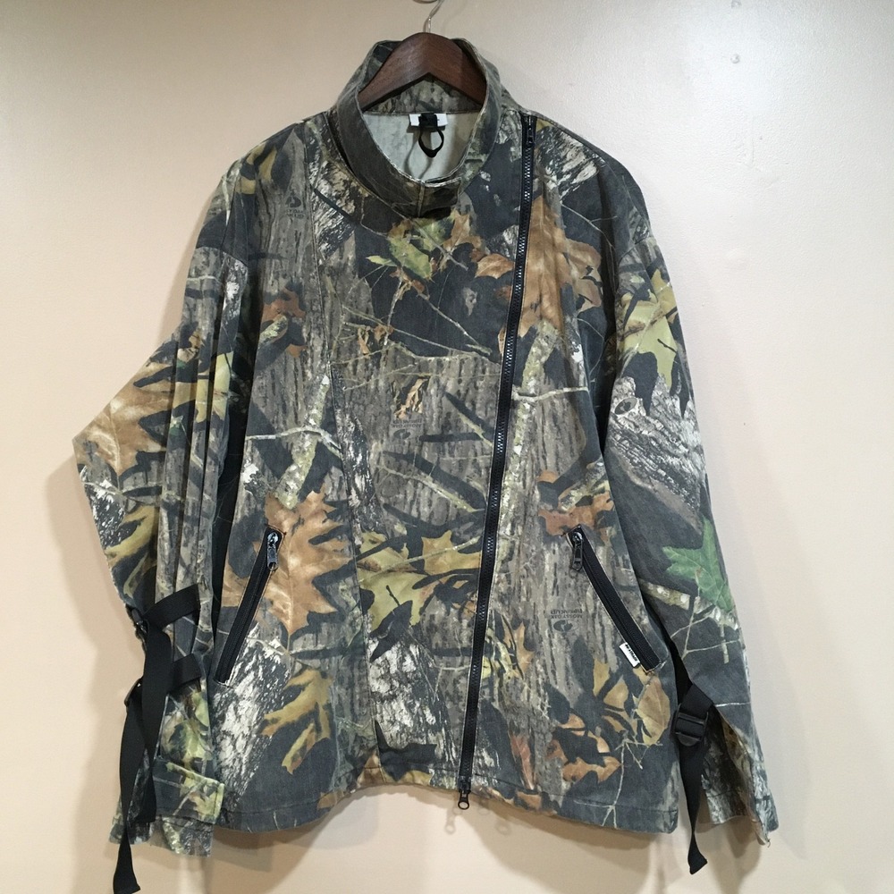 No Trace Mossy Oak Break-Up Camo Jacket Full Zip Mens L Coat‎ Hunting Outdoor